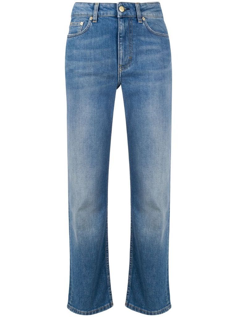 Stella high-rise cropped jeans