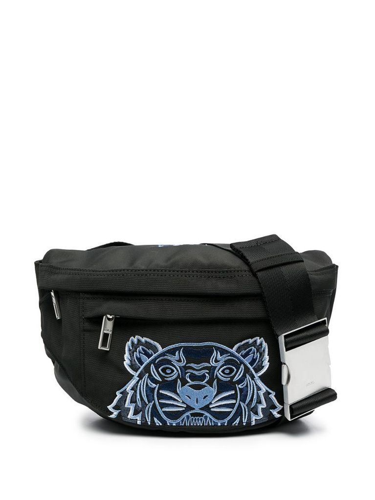 embroidered tiger belt bag