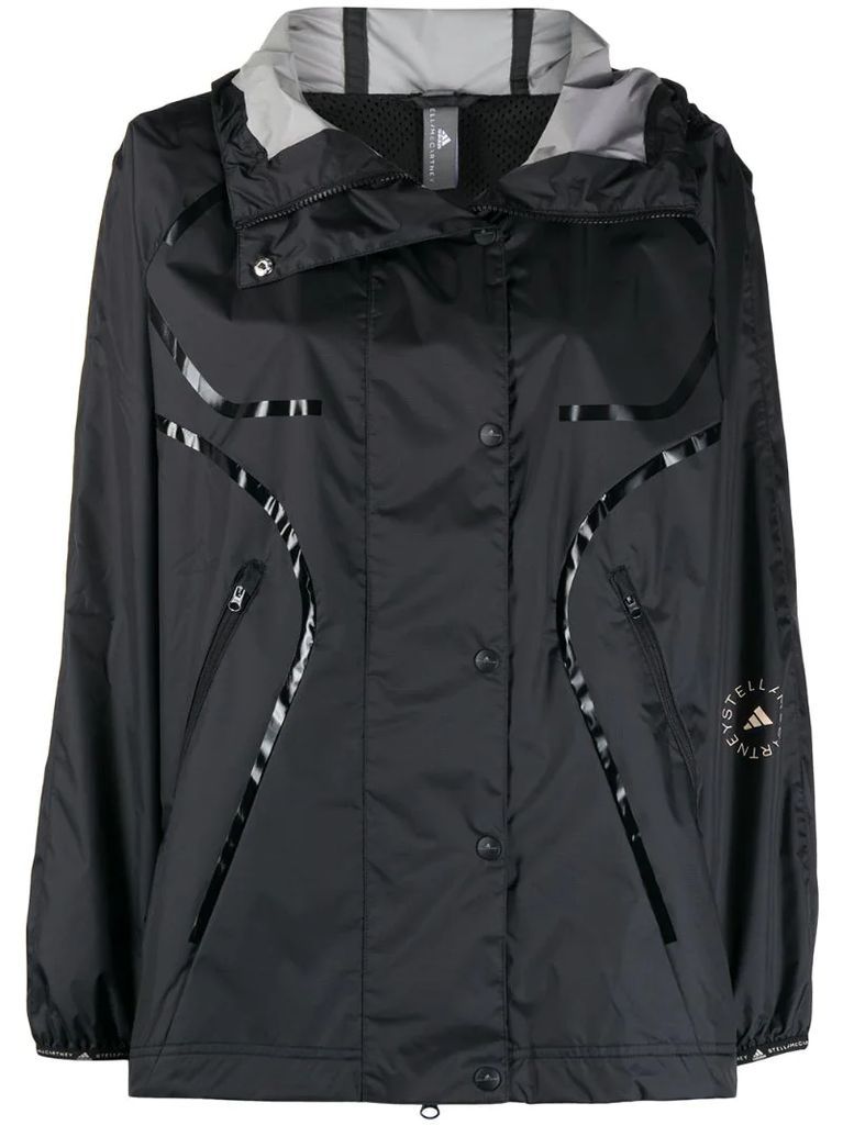 hooded waterproof coat