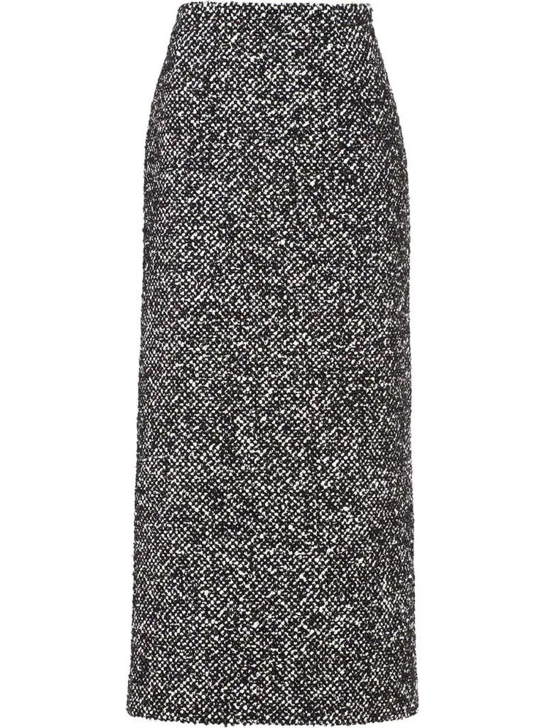 tweed pencil skirt
