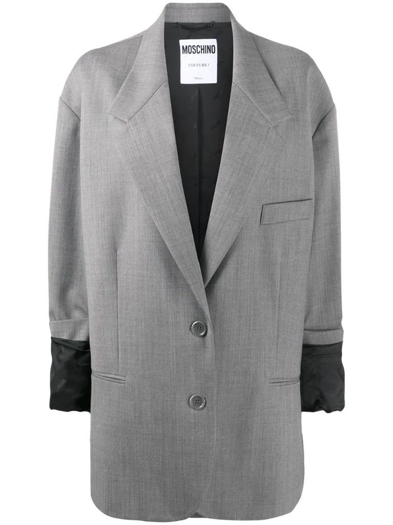 oversized single-breasted blazer