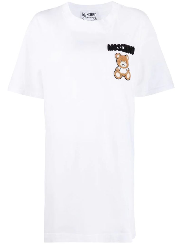 Teddy Bear beaded T-shirt dress