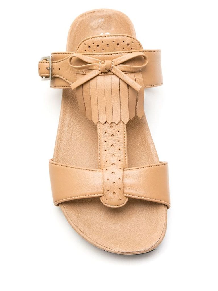 leather Oregon flat sandals
