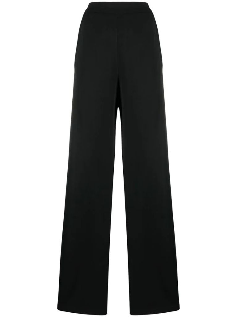 panelled wide-leg trousers