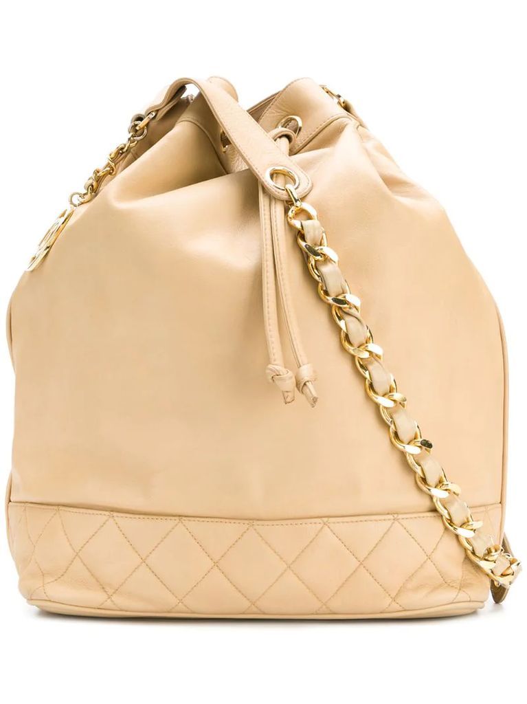 CC drawstring shoulder bag