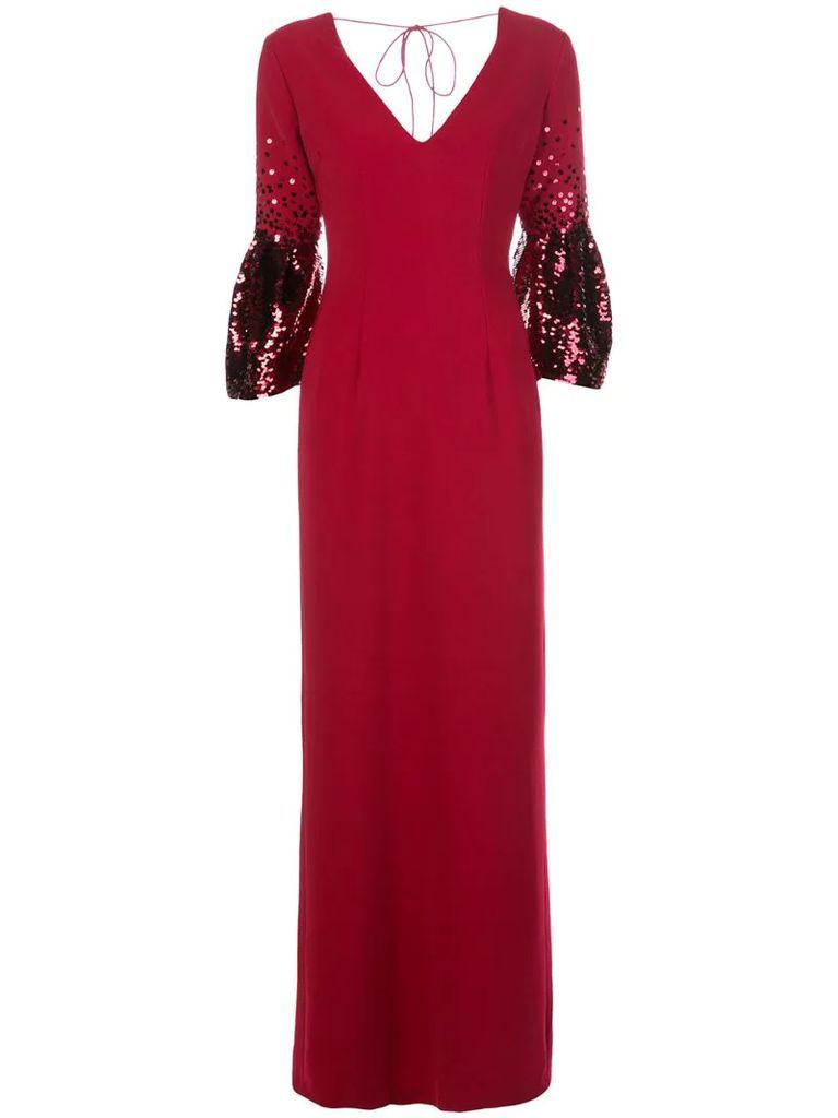 Tower sequin-embellished gown