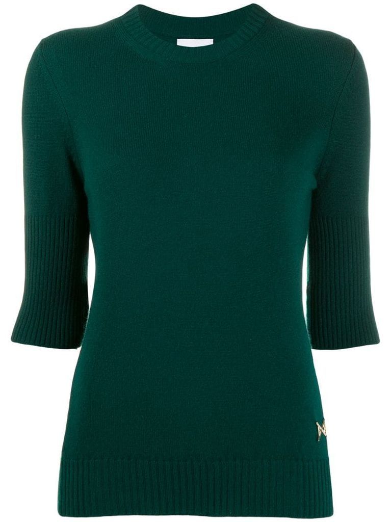 ribbed cashmere top
