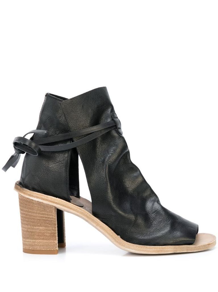 tied ankle boots