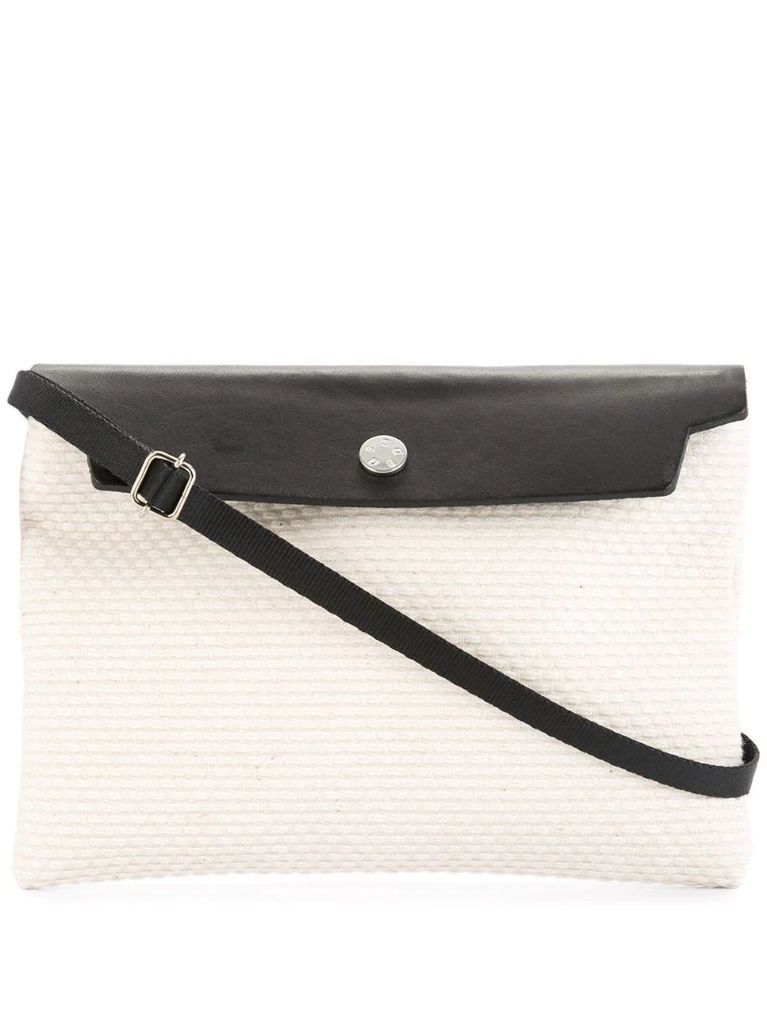 contrast flap mini bag