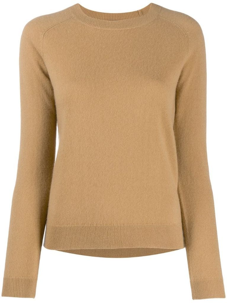 long-sleeved cashmere jumper