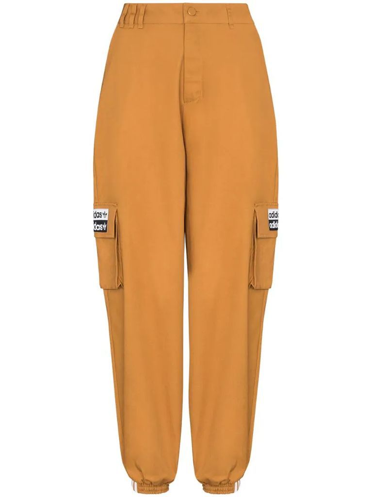 loose fit cargo pocket trousers