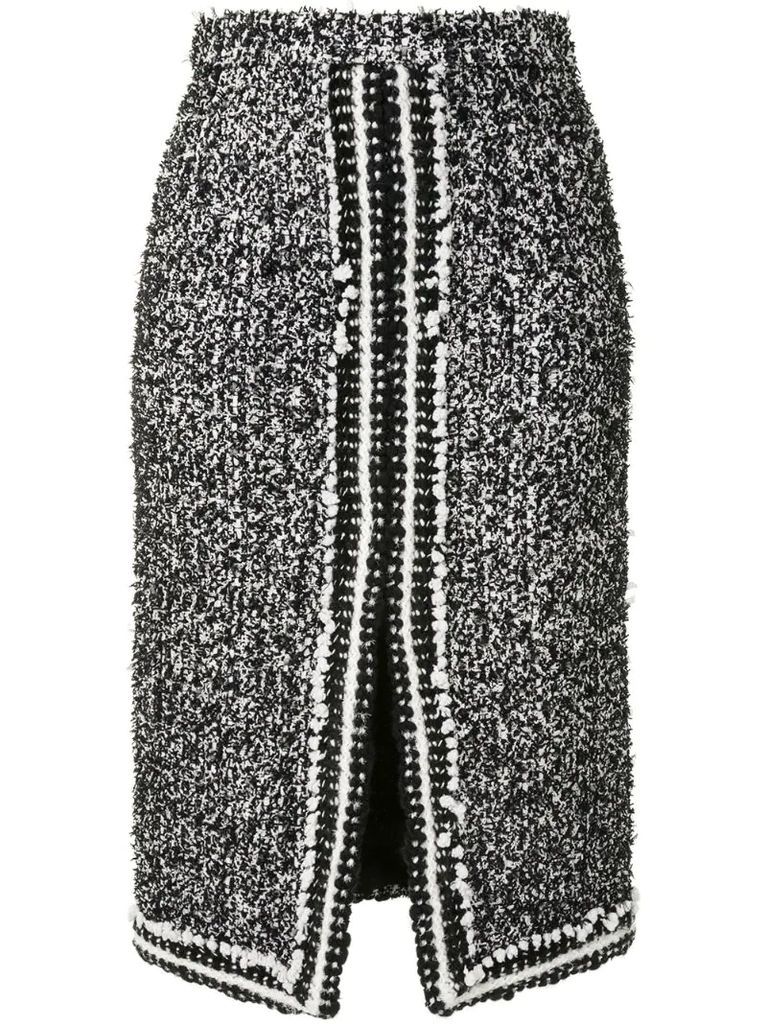 knitted pencil skirt