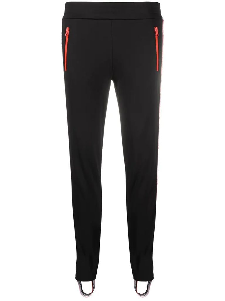 side striped track trousers