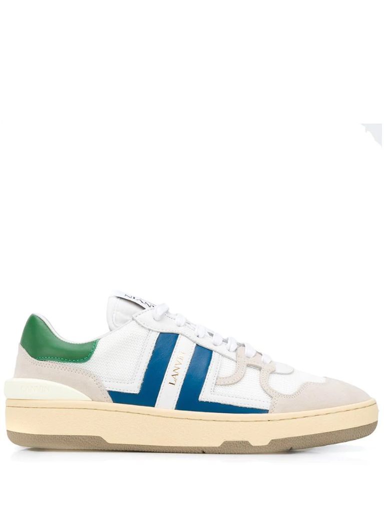 Clay low-top leather sneakers