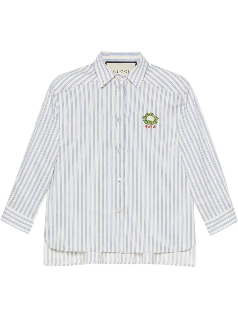 striped cauliflower-patch shirt