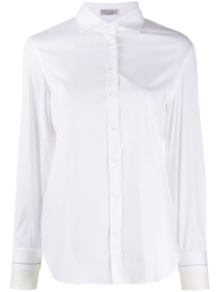 plain long-sleeved shirt