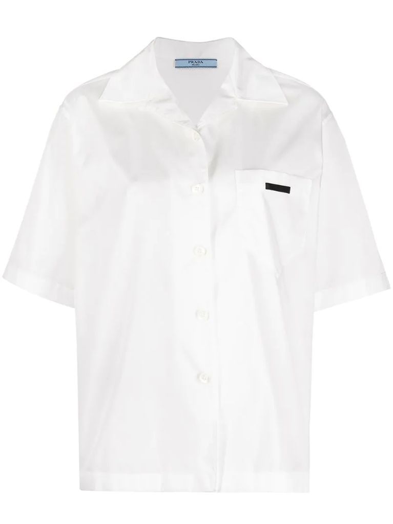short-sleeved logo shirt
