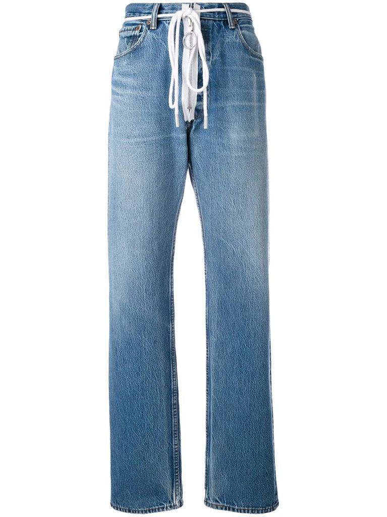 zip detail Levi jeans