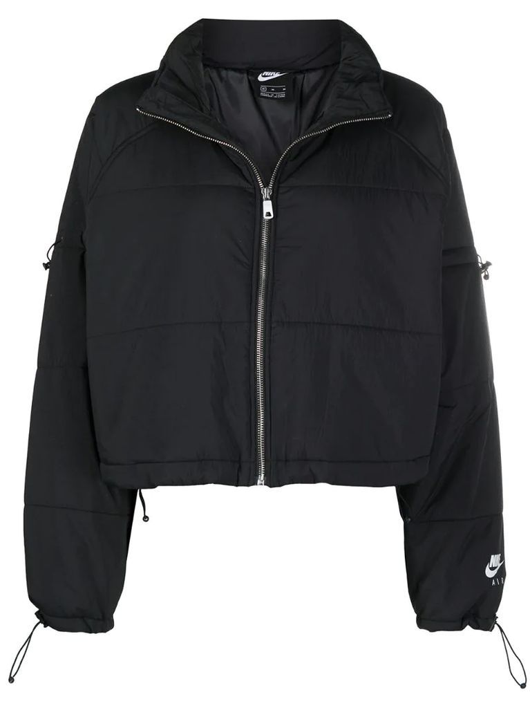 stand-up collar puffer jacket