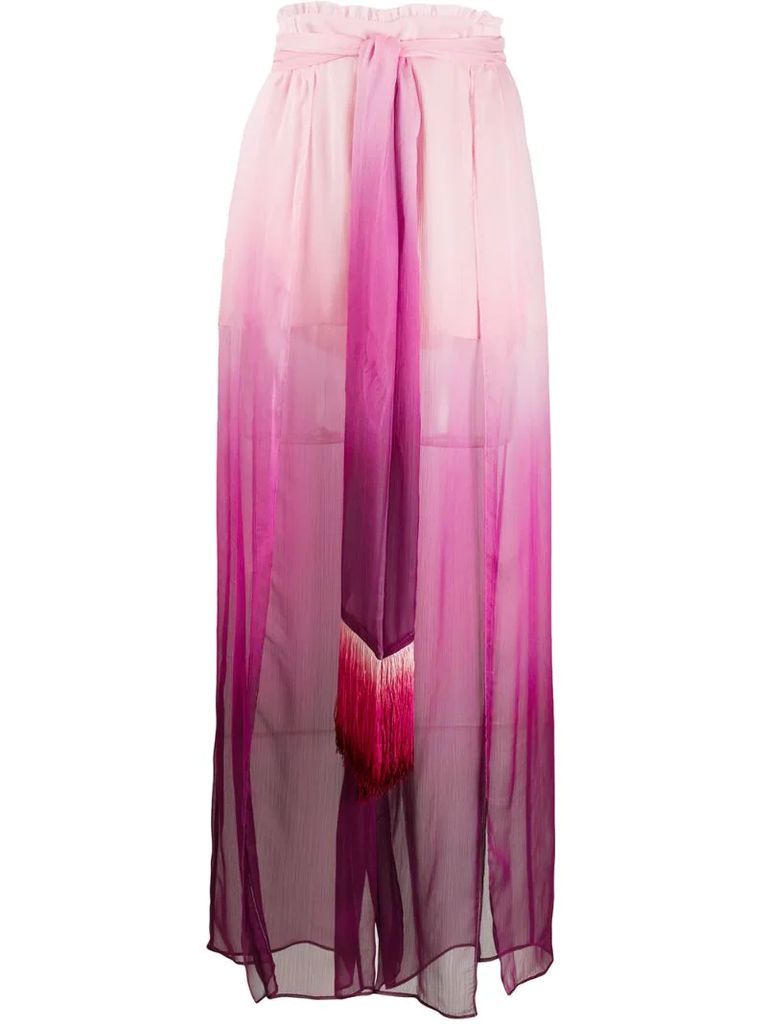 ombré palazzo trousers
