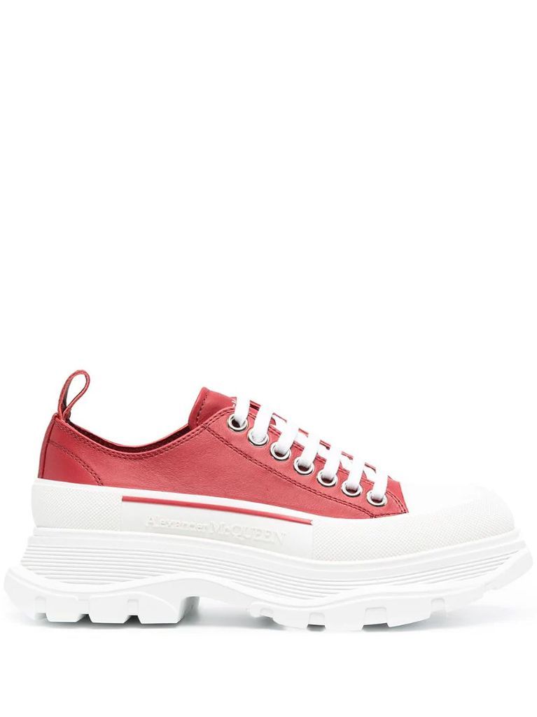 flatform lace-up sneakers