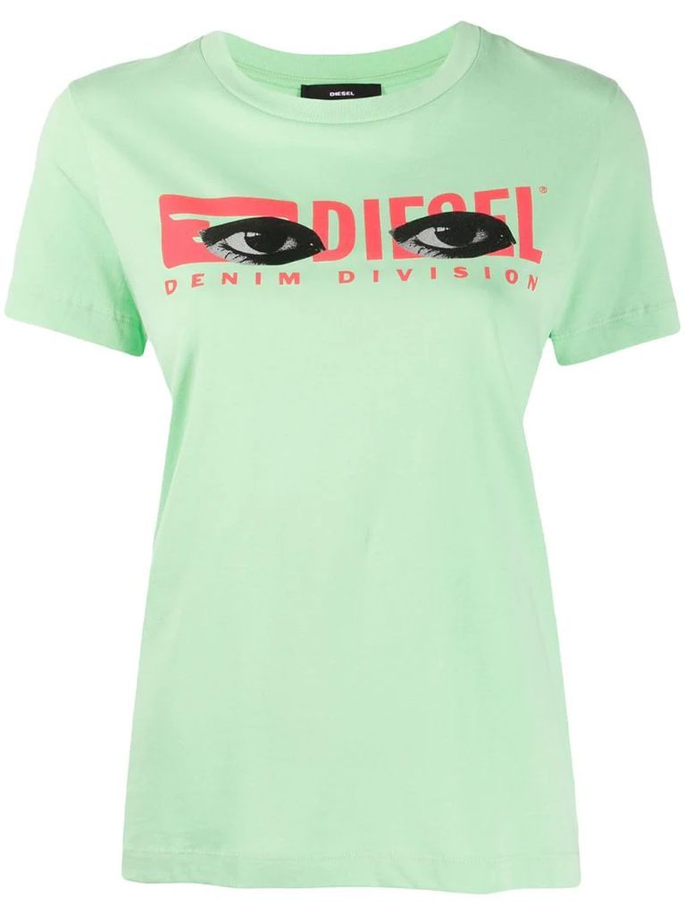 T-Sily-YD eye print T-shirt
