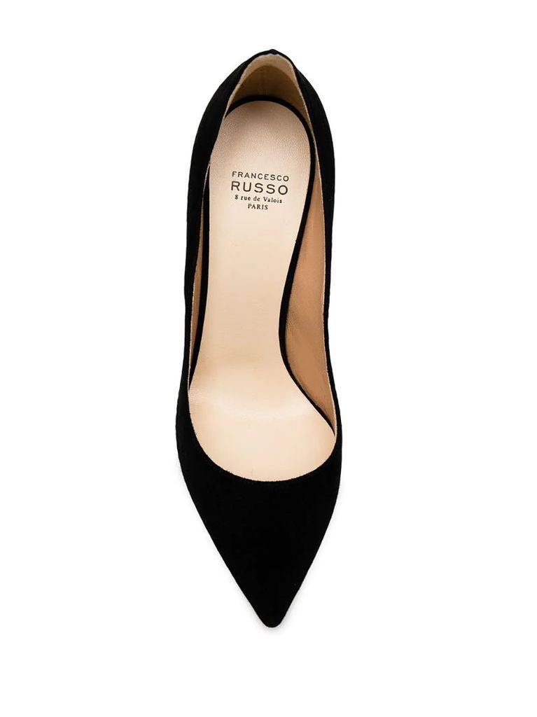 pointed-toe stiletto pumps