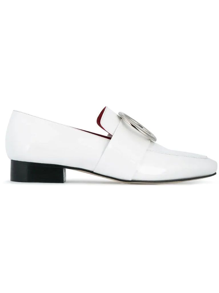 White Patent Leather Harput loafers