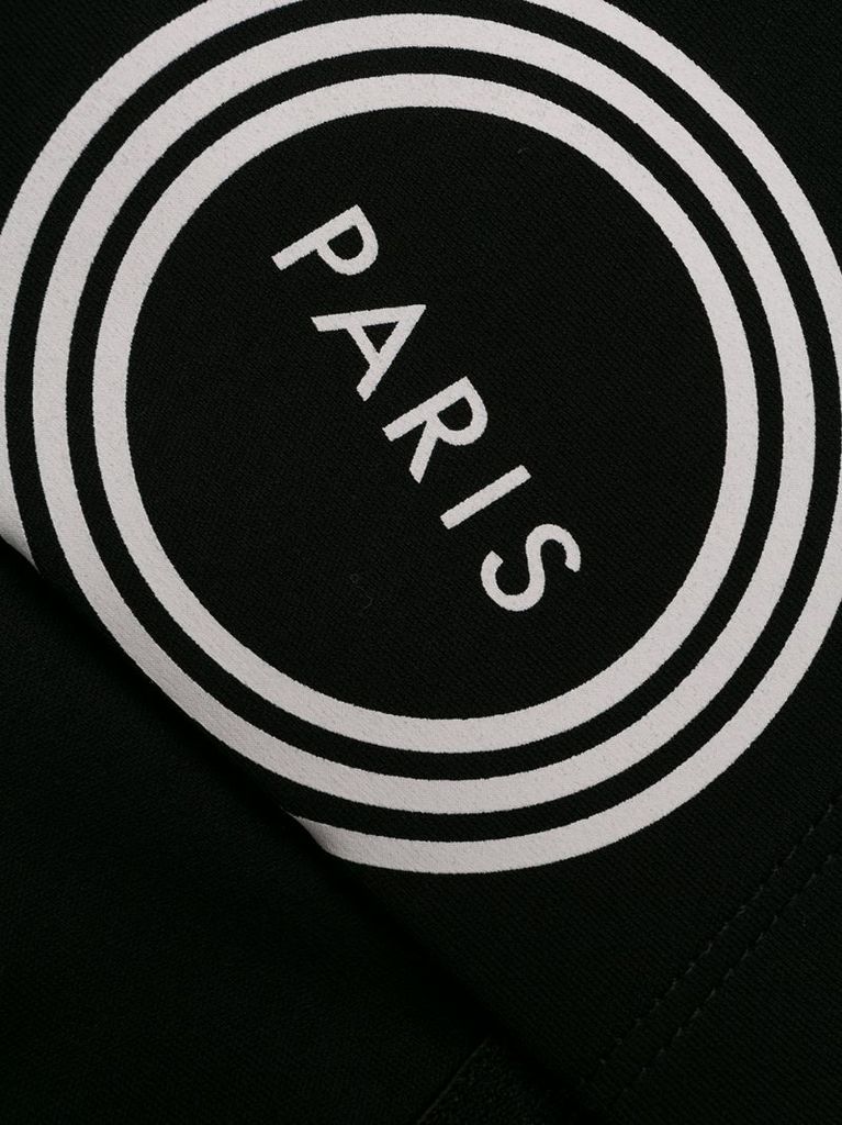 logo print cycling shorts