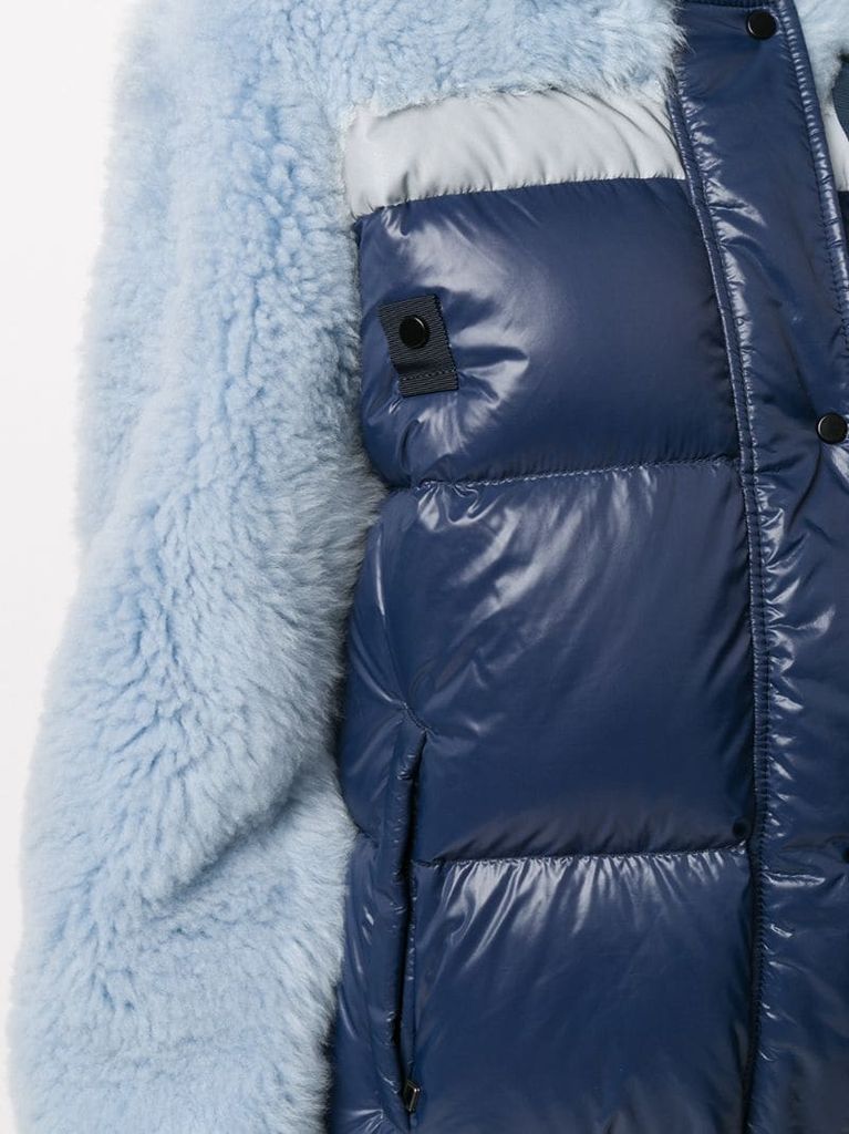 fur-panel coat