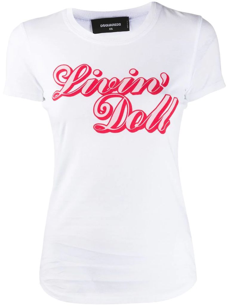 Livin' Doll print T-shirt