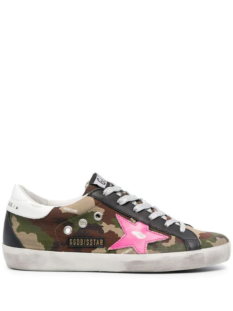 Super-Star camouflage sneakers