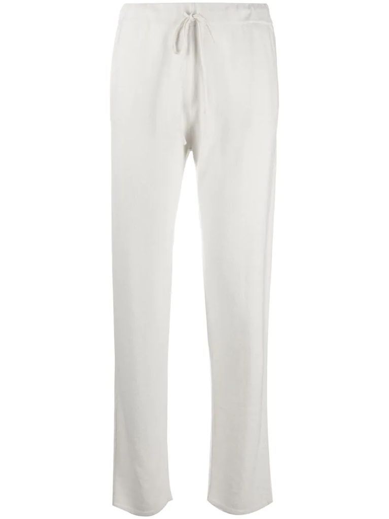 cashmere knitted trousers
