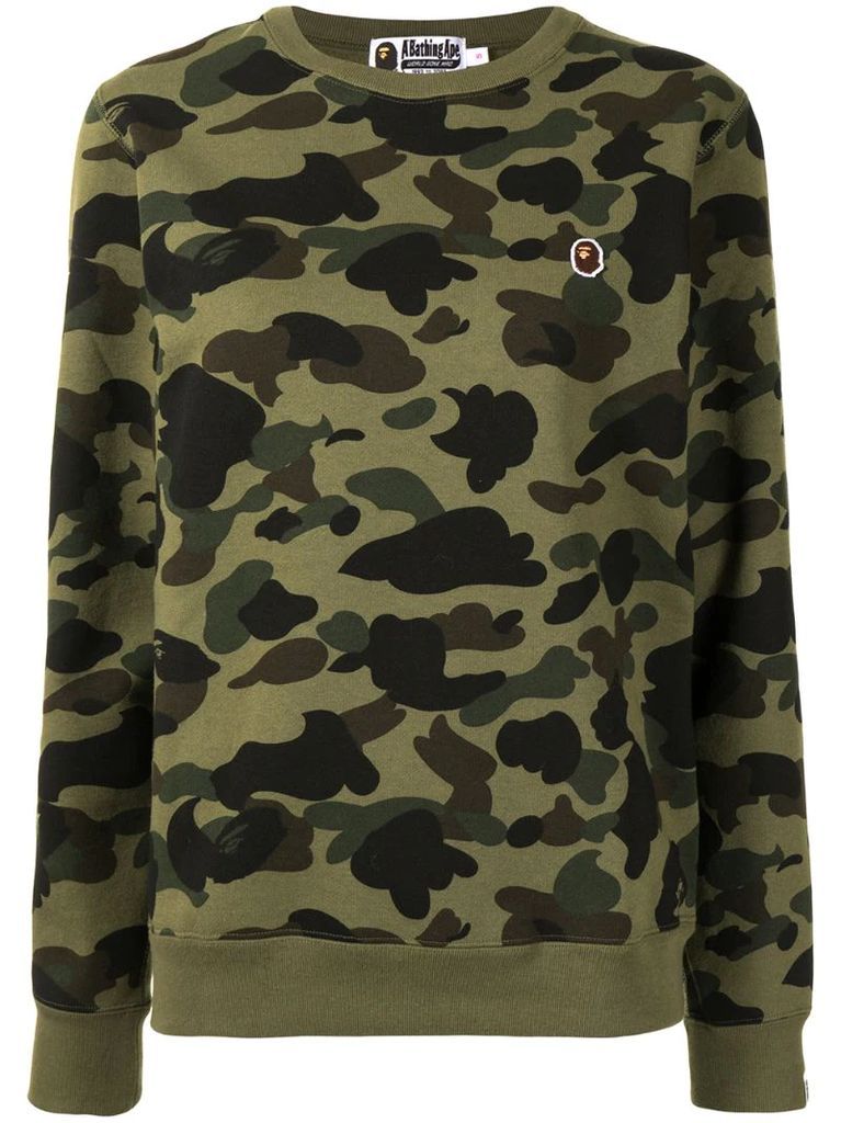 camouflage-print sweatshirt