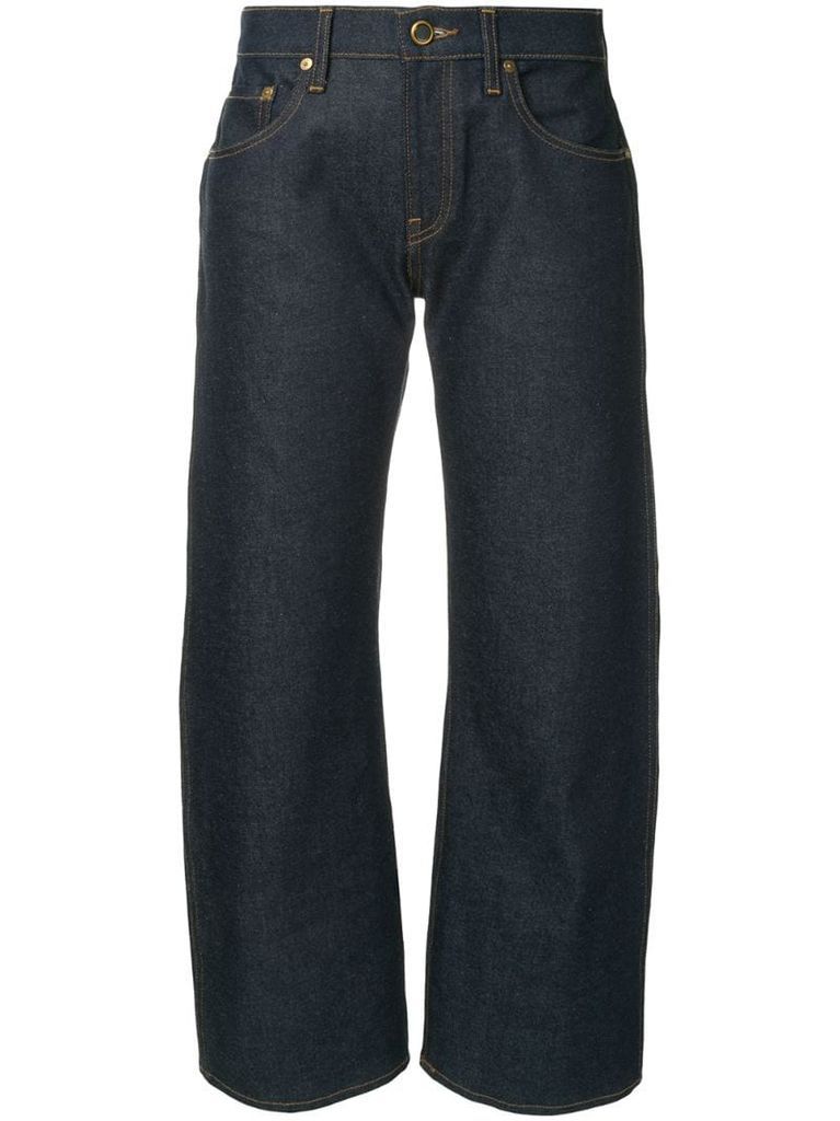Wendell cropped wide leg jeans