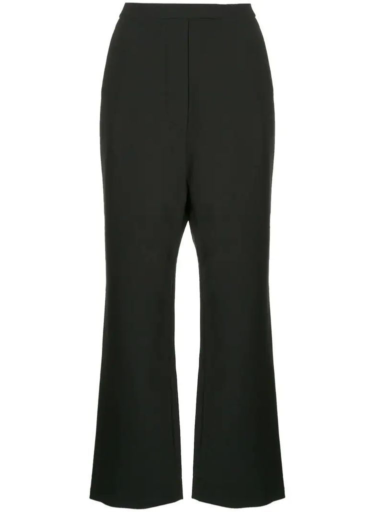 classic high-waisted trousers