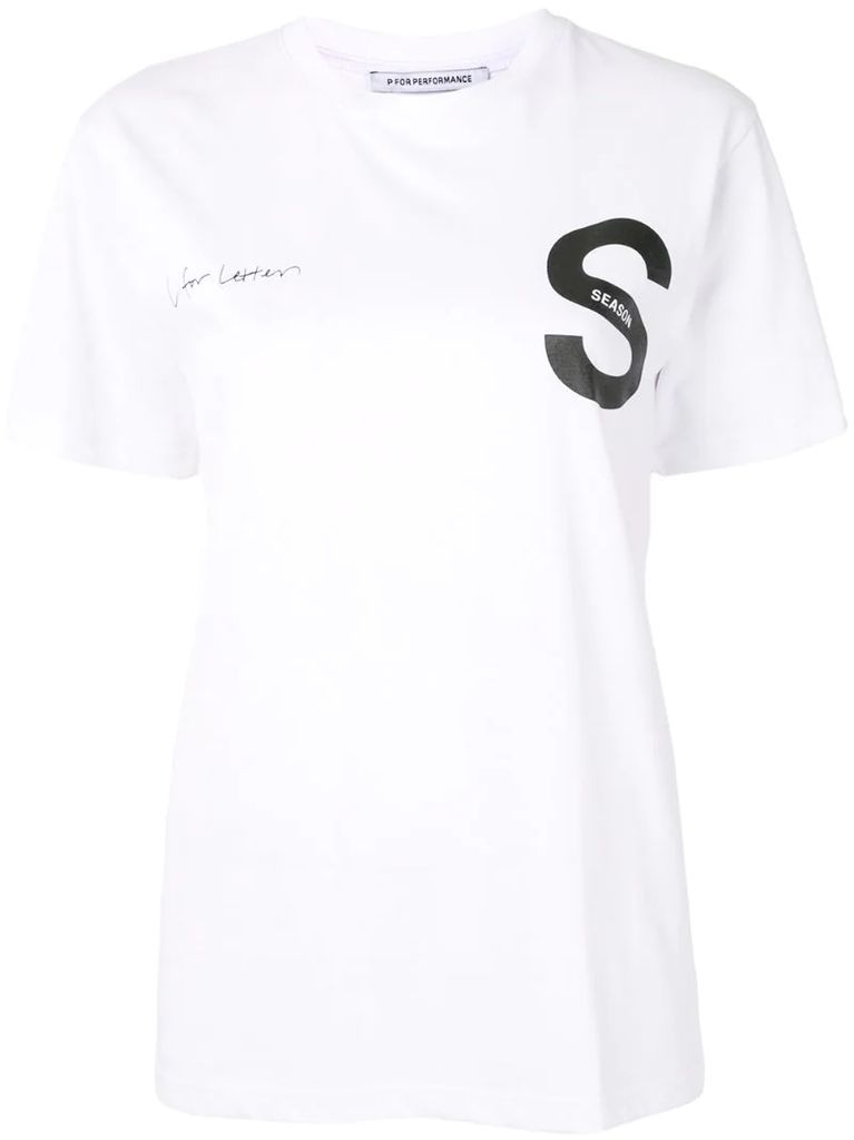 S for Letter T-shirt