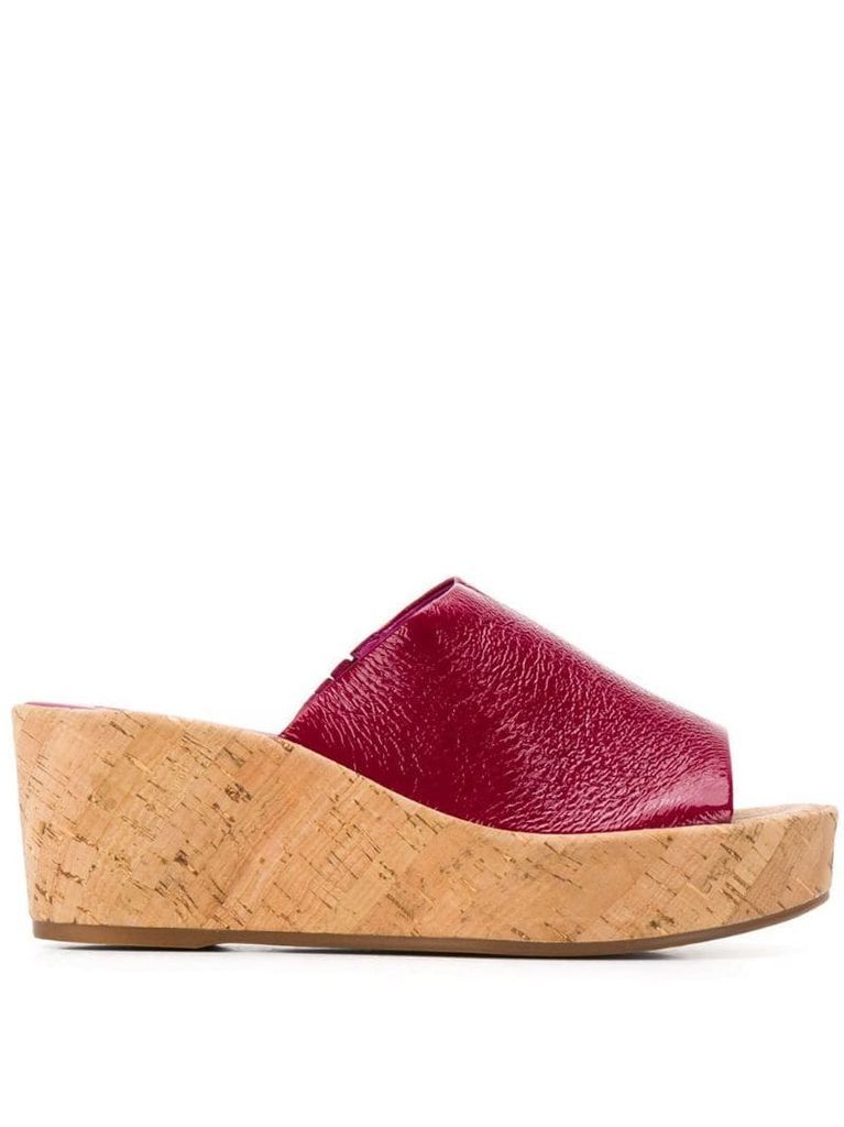 cork platform mules