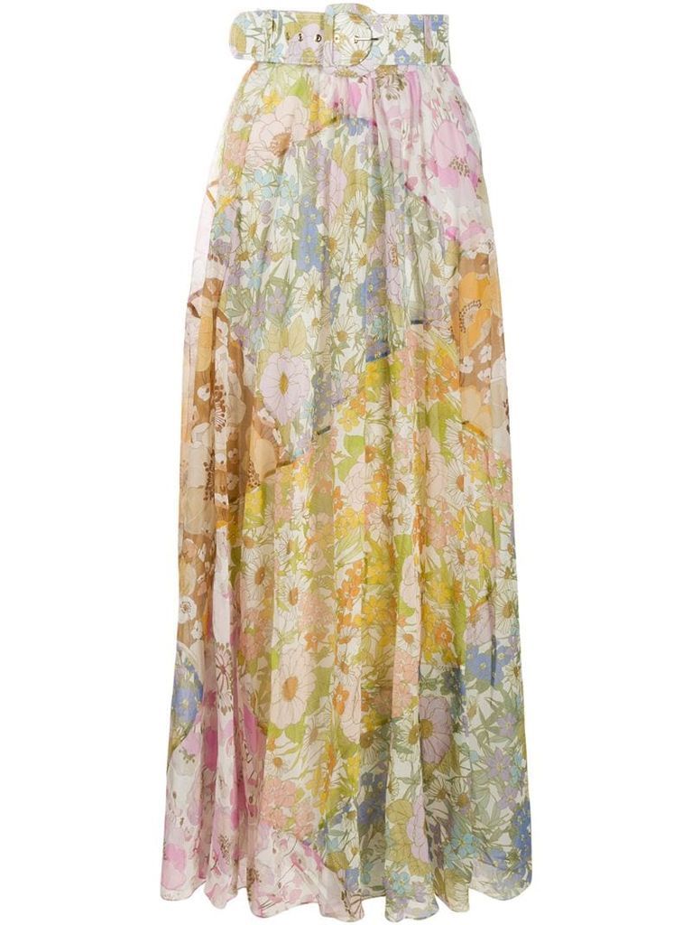 Super Eight maxi skirt