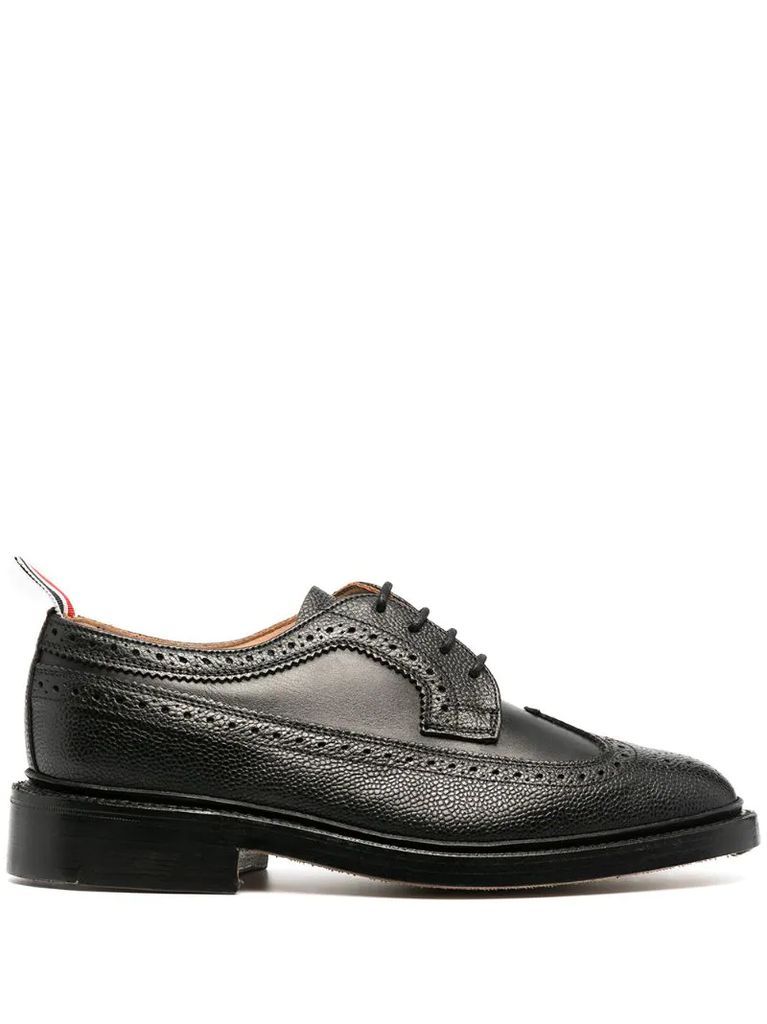 Longwing pebbled brogues