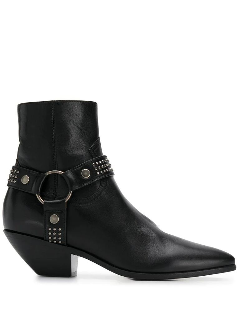 West Harness studded booties