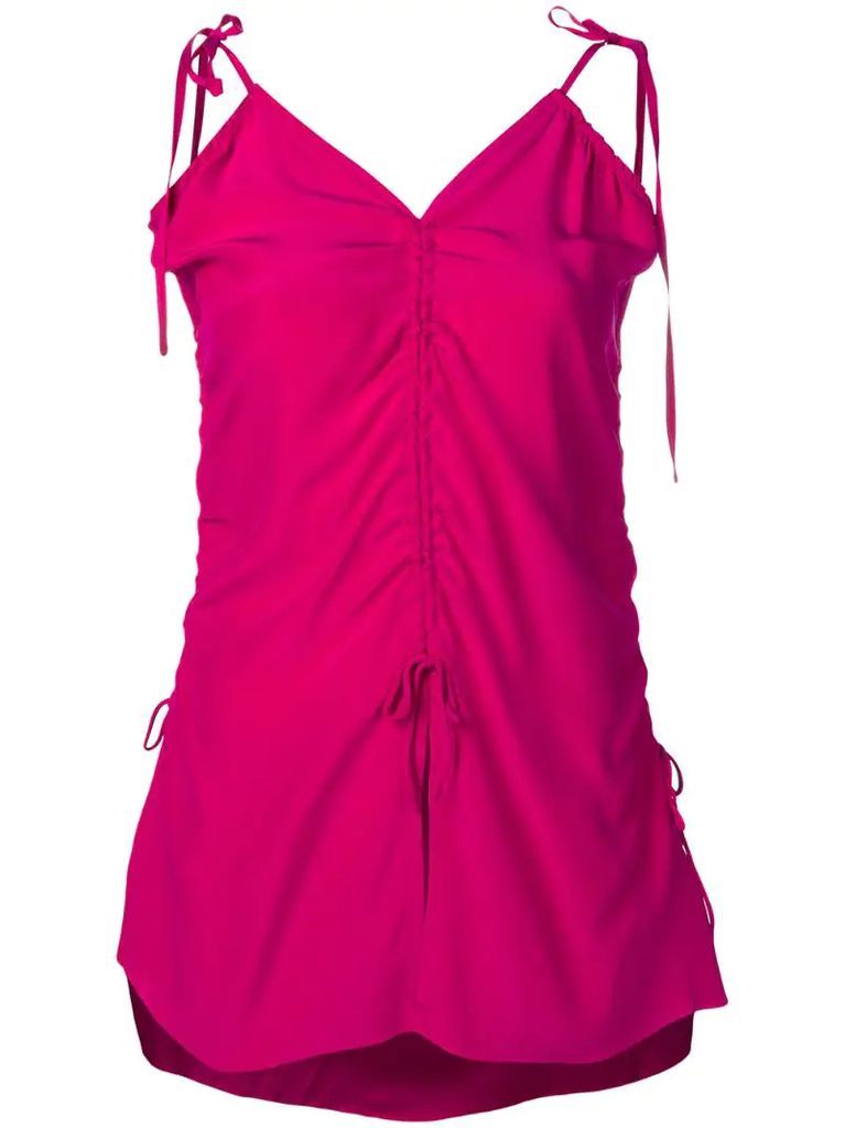 ruched cami-top