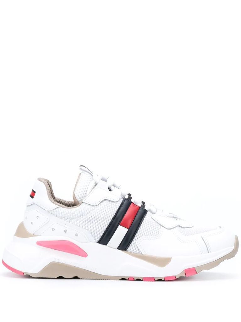 colour-block chunky sneakers