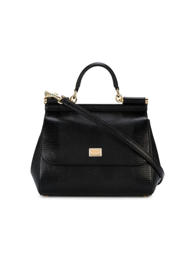 medium Black Sicily shoulder bag