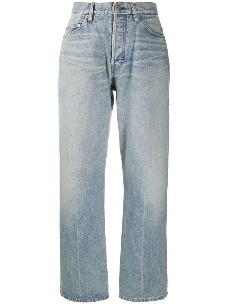mid rise relaxed jeans