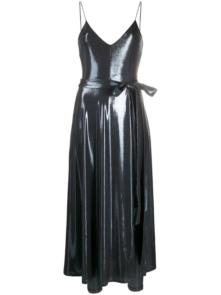 Alma metallic dress