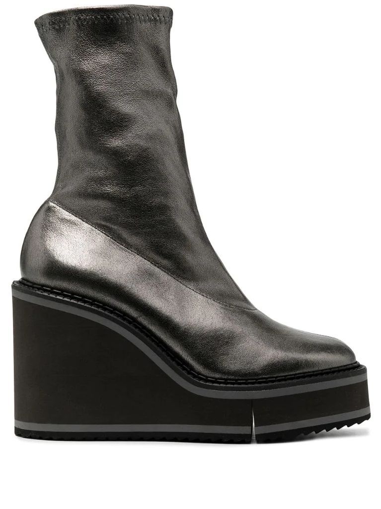 Bliss wedge boots