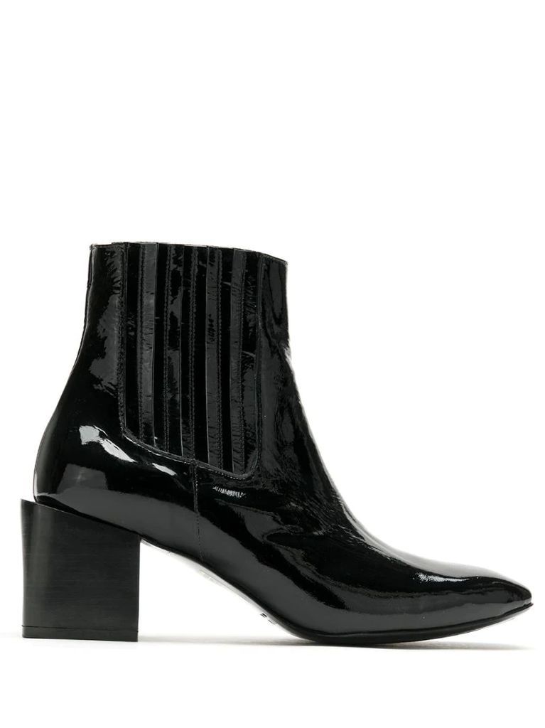 Paris leather boots