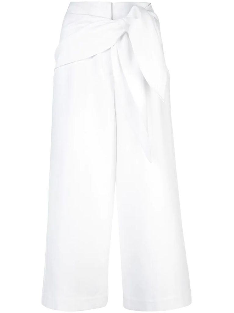 compact demi cropped trousers