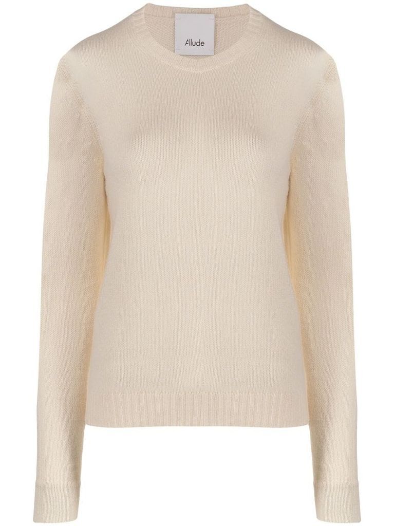 crew-neck cashmere jumper